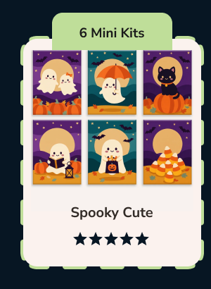 Spooky Cute | 6 Mini Kits