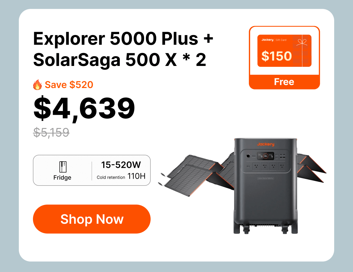 Explorer 5000 Plus + SolarSaga 500 X * 2