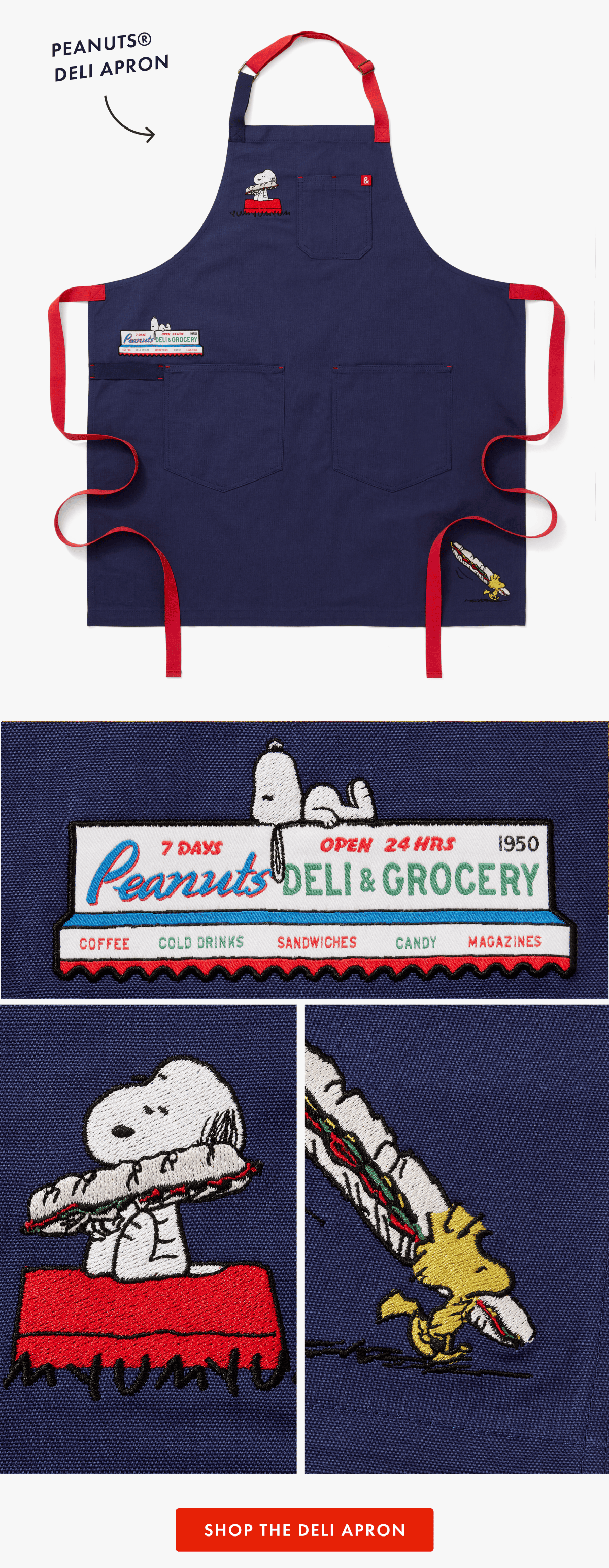 peanuts&reg; deli apron | SHOP THE DELI APRON