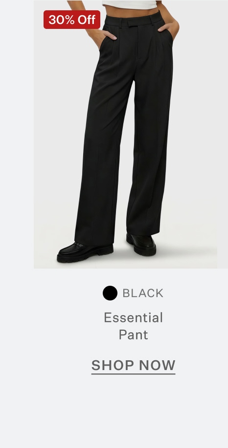Essential Pant - Black