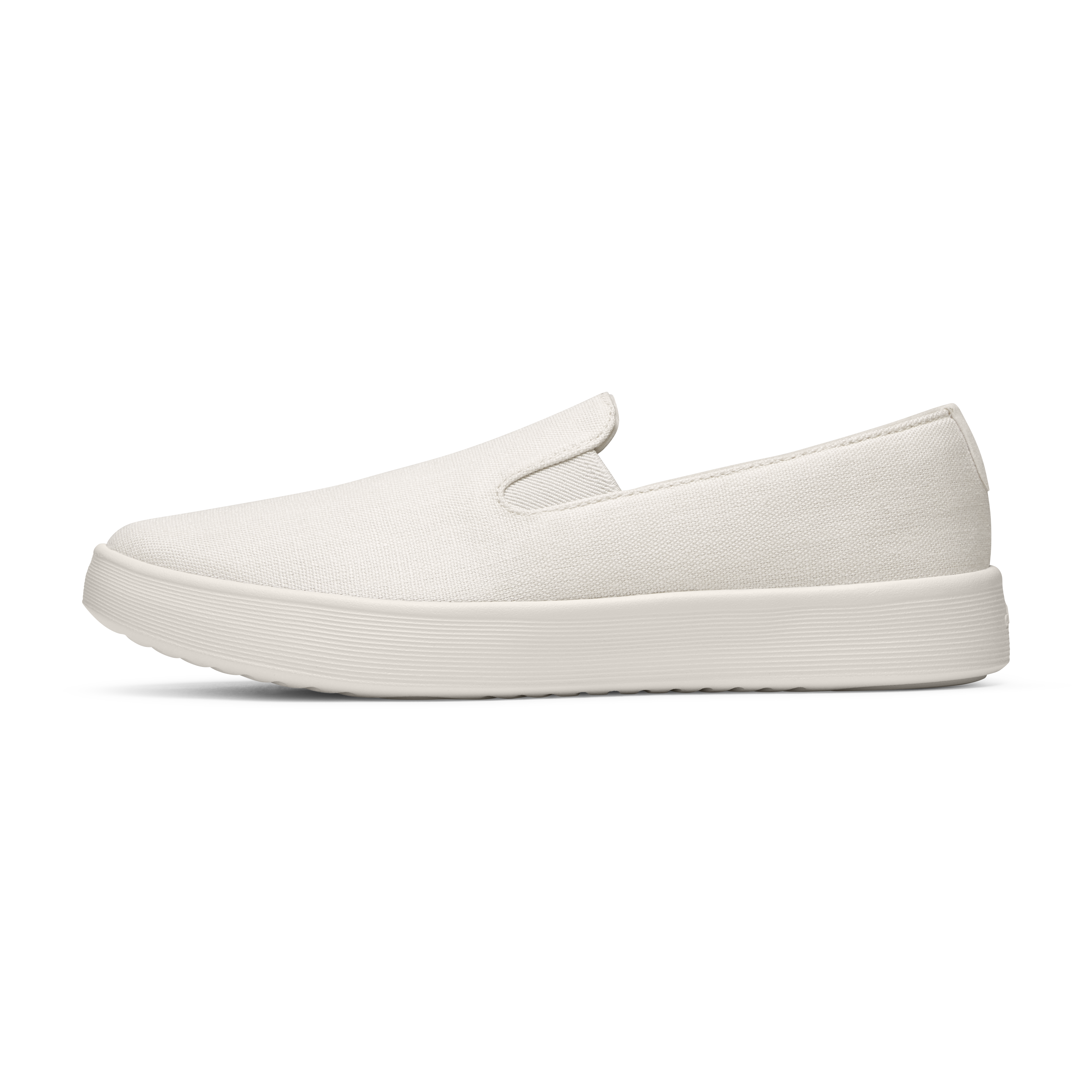 Image of Women's Canvas Cruiser Slip On - Warm White (Natural White Sole)