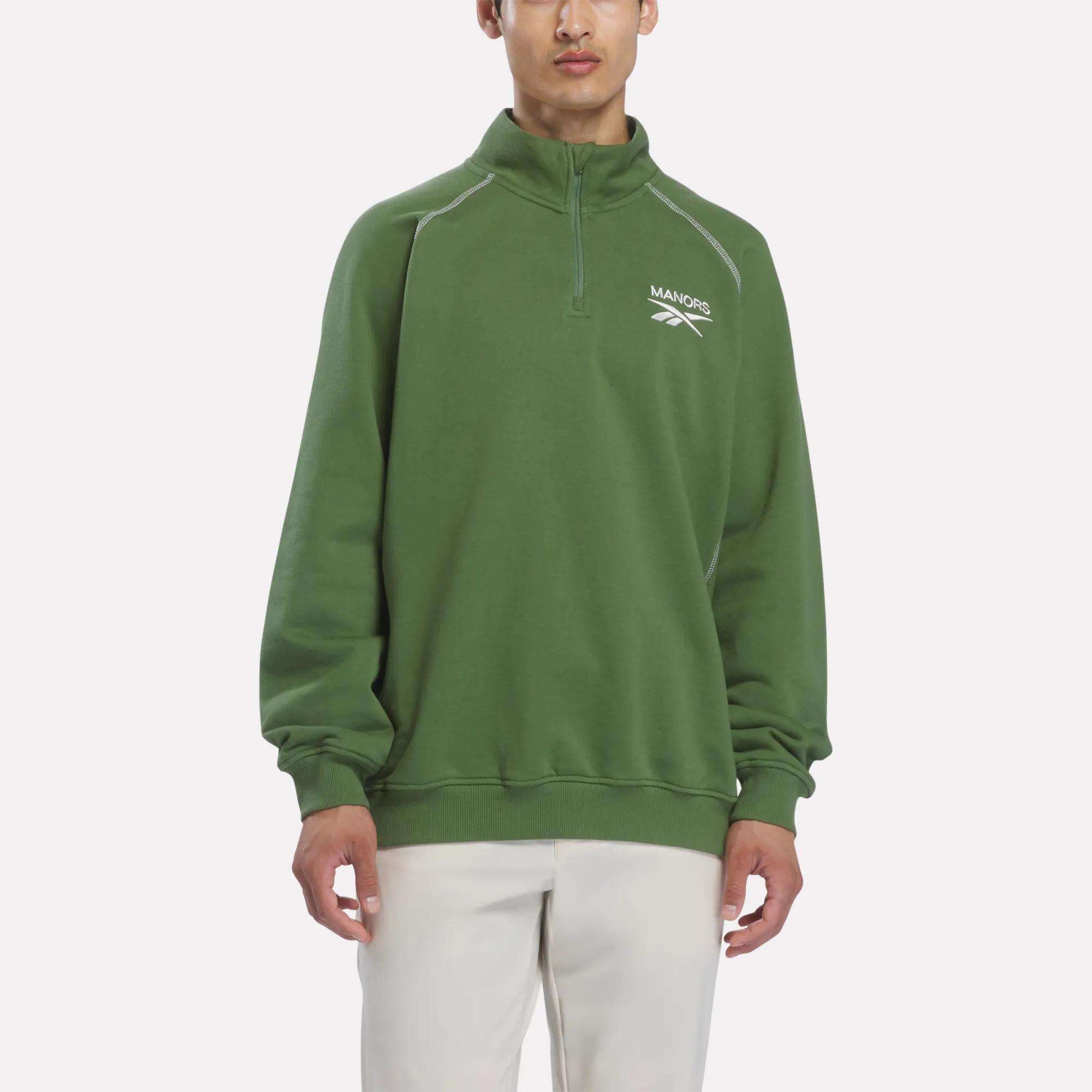 Image of Reebok x Manors Men's Quarter-Zip Pullover