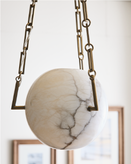 Shop Atlas Alabaster Globe Pendant