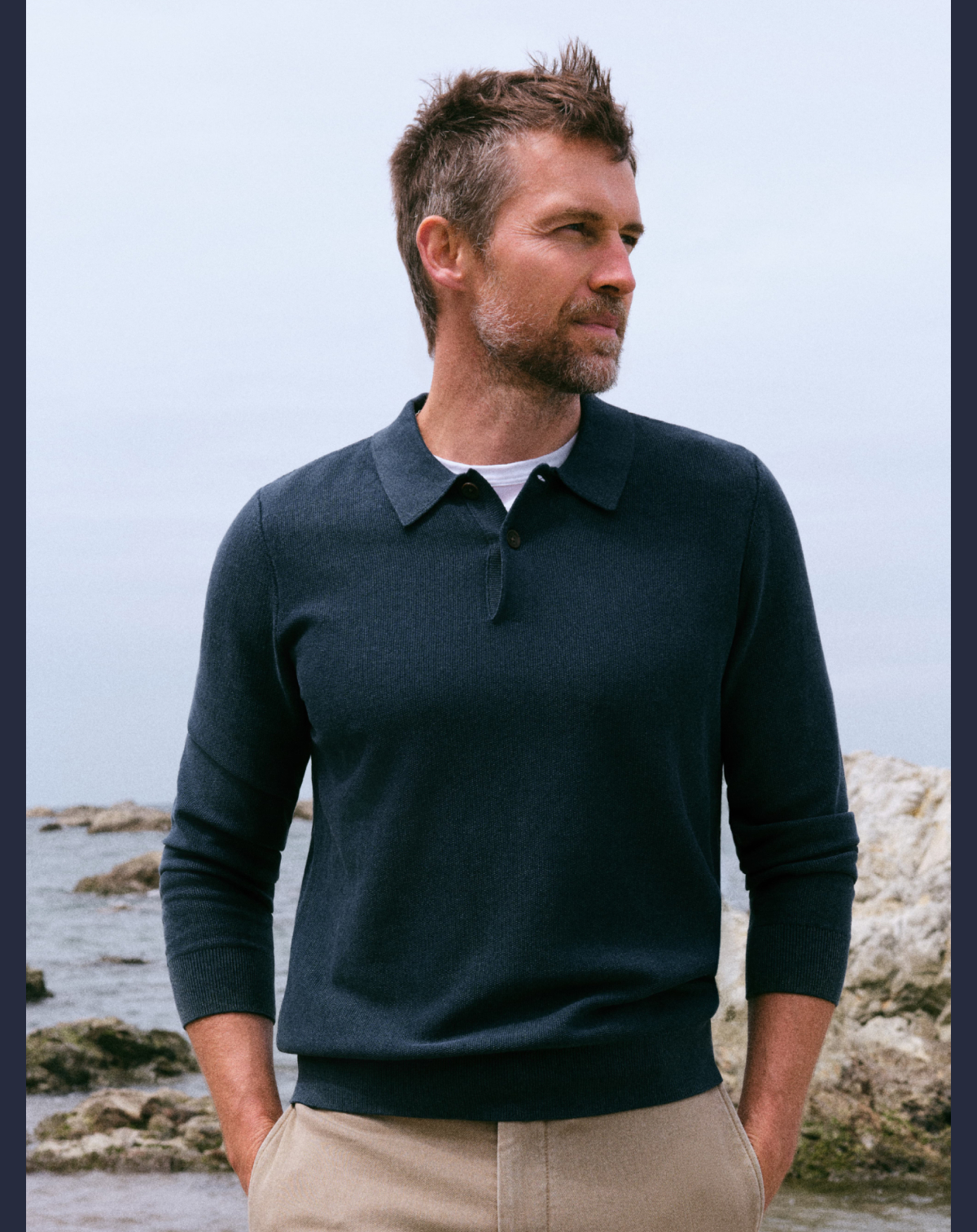 Lightweight Sunwashed Sweater Polo