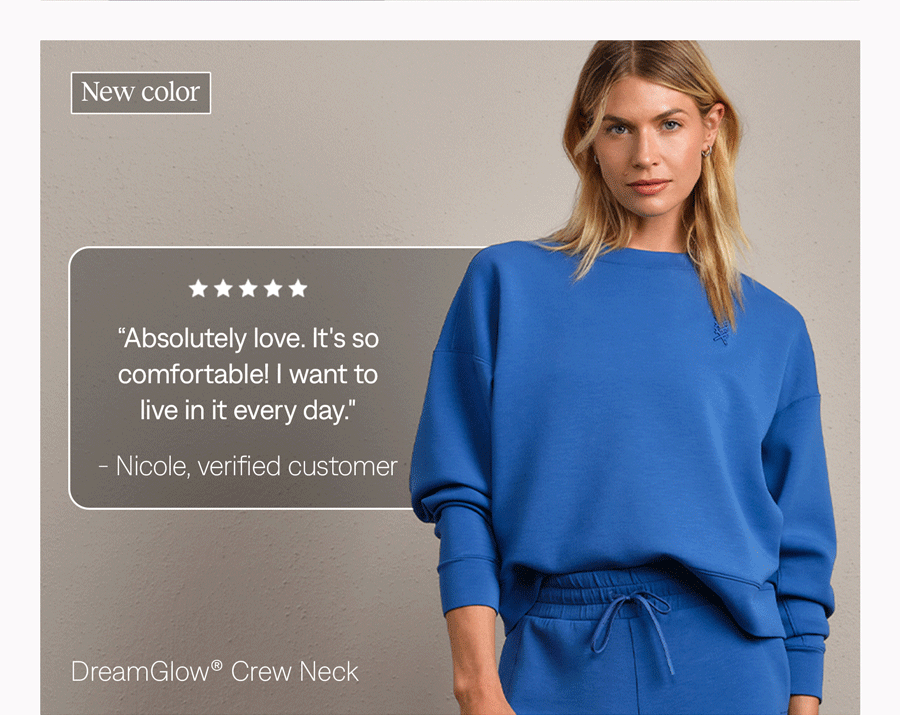 DreamGlow&reg; Crew Neck
