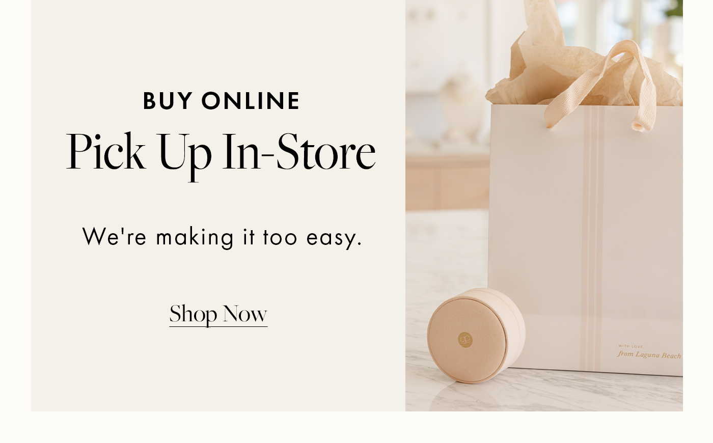 Buy Online, Pick Up In Store