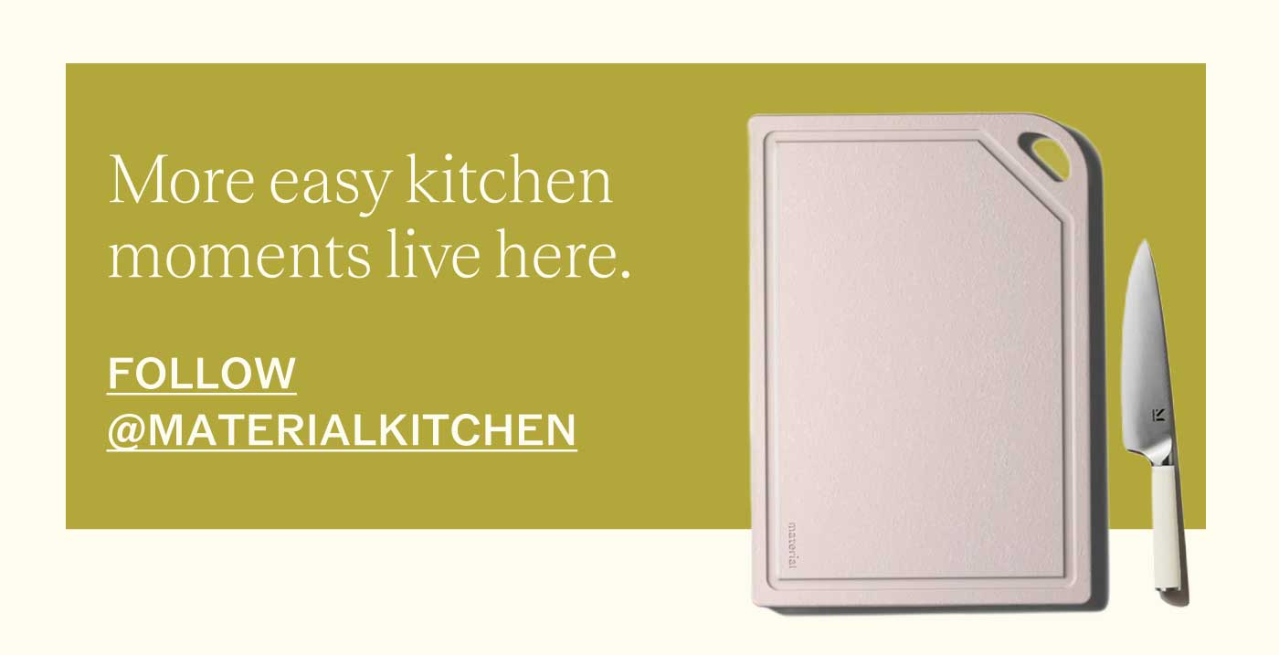 More easy kitchen moments live here. FOLLOW @MATERIALKITCHEN