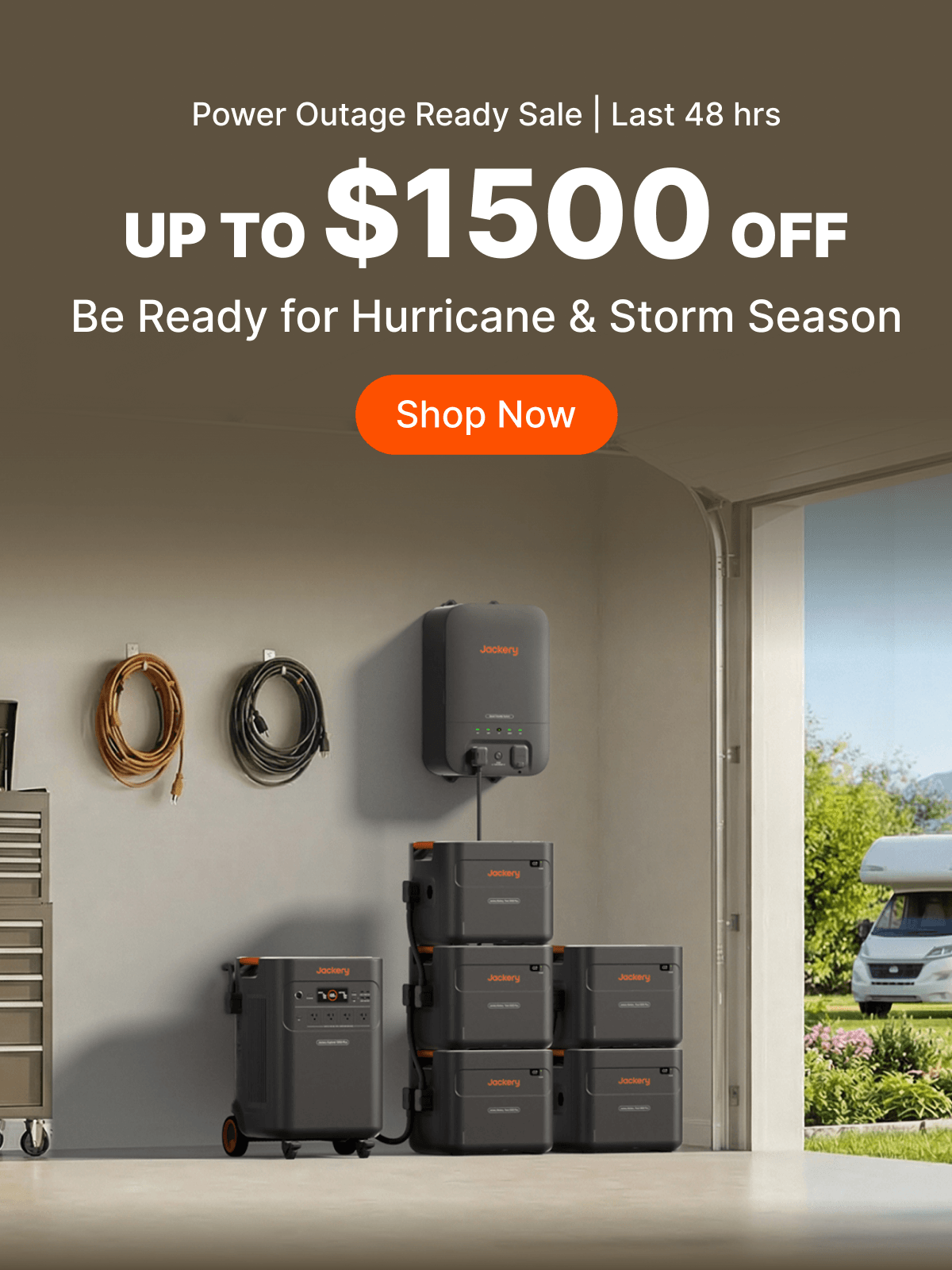 Power Outage Ready | August 12-26 | Up to $1500 off | Be Ready for Hurricane & Storm Season