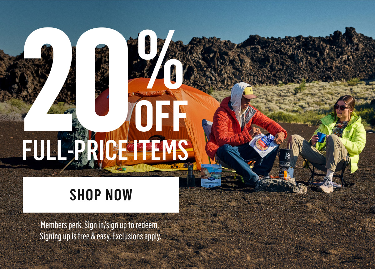 20% off full-price items. Shop now
