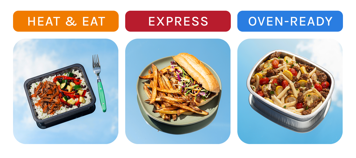 Heat & Eat, Express, Oven-Ready