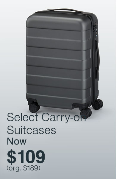 Shop Select Carry-On Suitcases