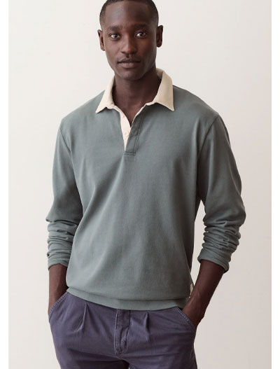 Luxe Jersey Rugby Polo