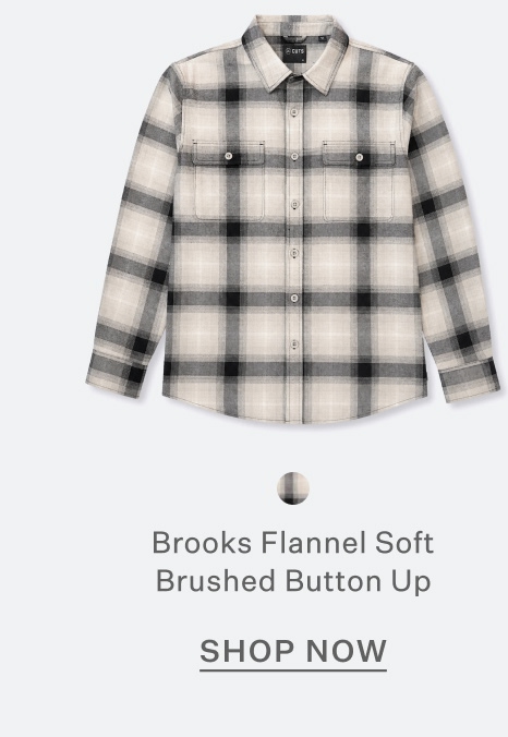 Brooks Flannel Soft Brushed Button Up
