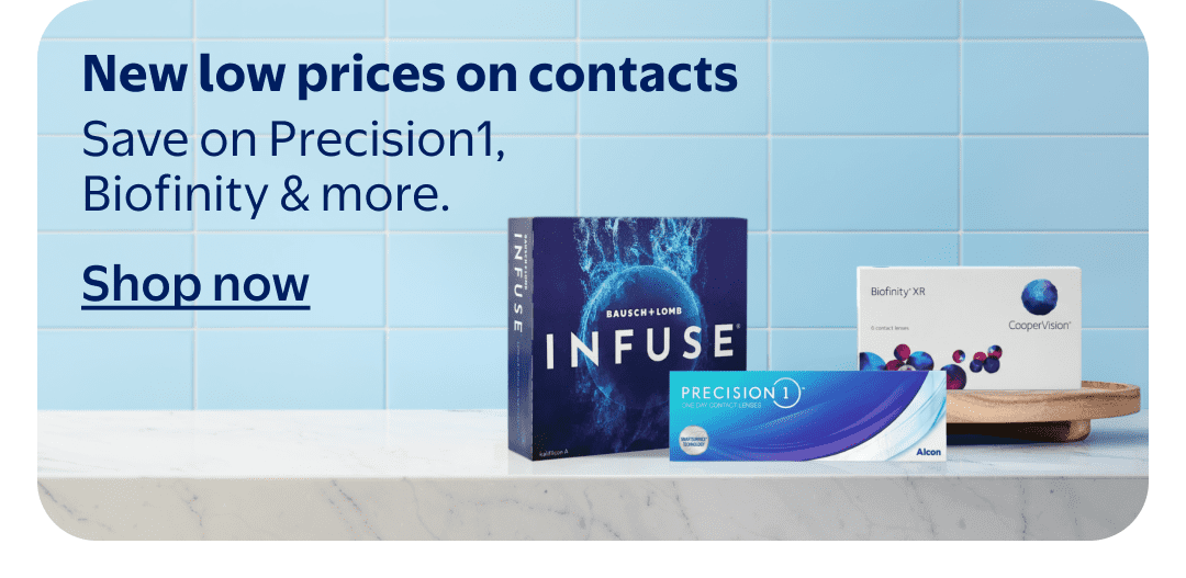 Save on Precision 1, Biofinity & more.