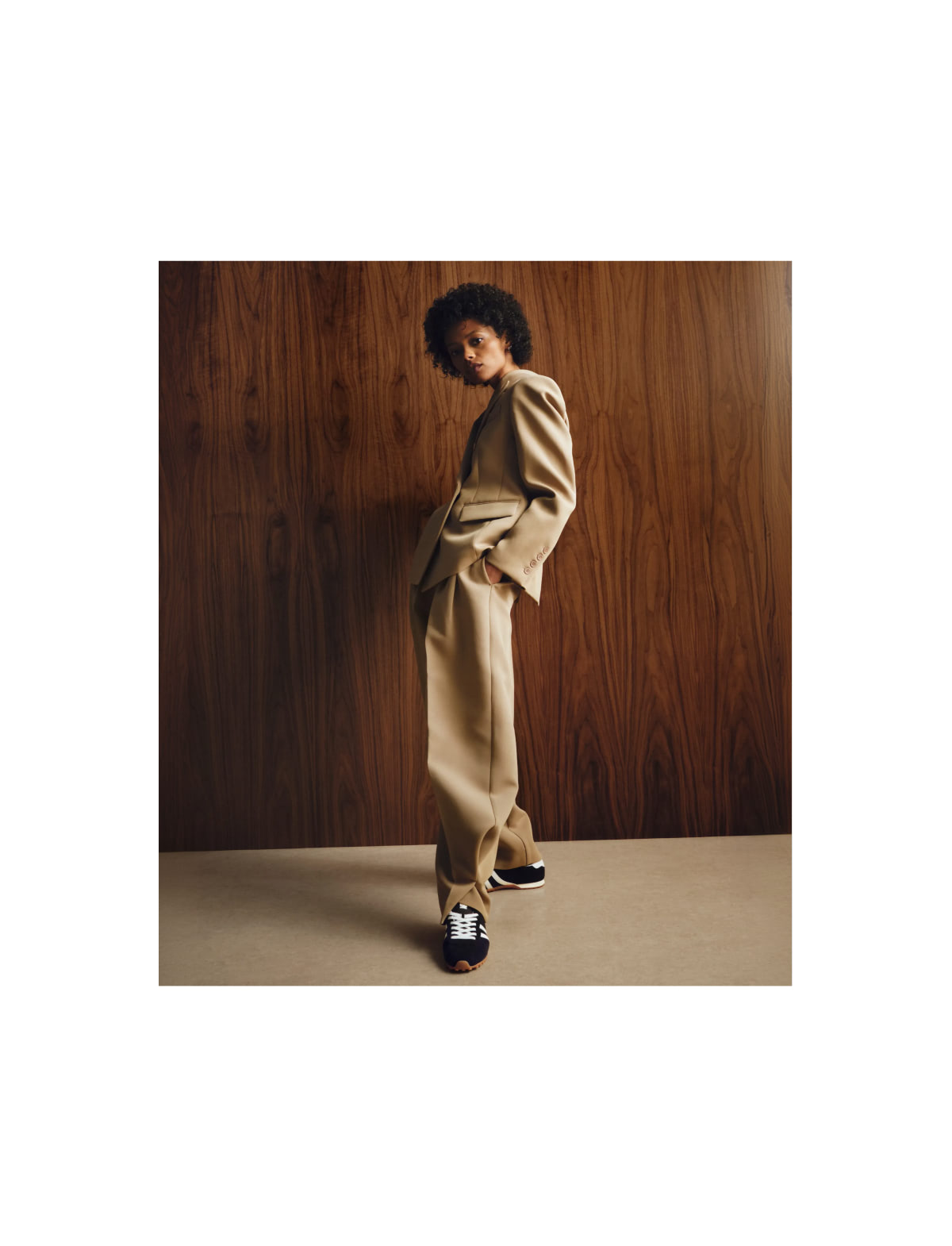 Woman in Ivy Sneakers