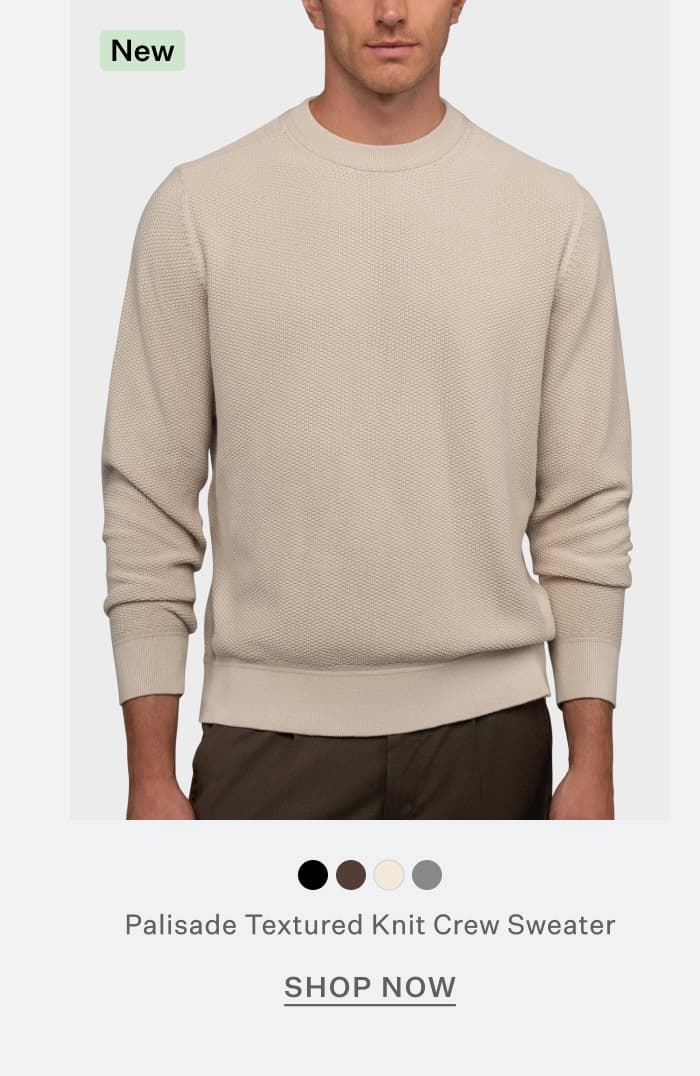 Palisade Textured Knit Crew Sweater