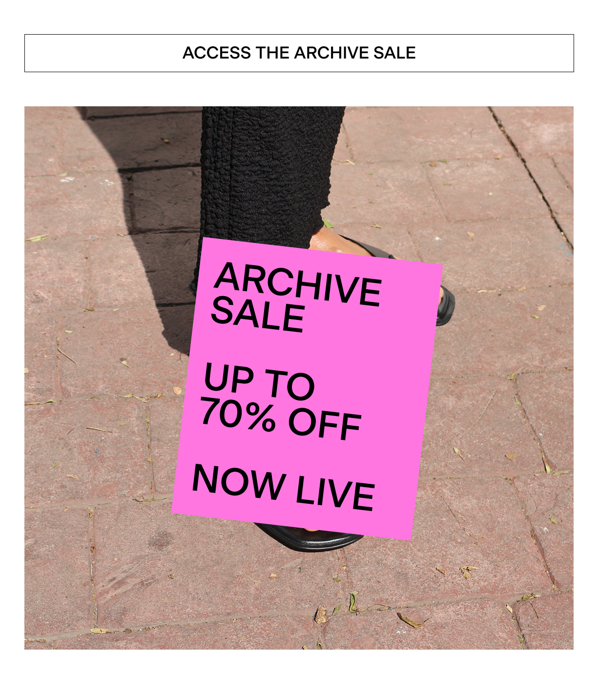 Archive Sale