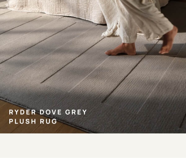 Ryder Dove Grey Plush Rug - 2 | Save 10%