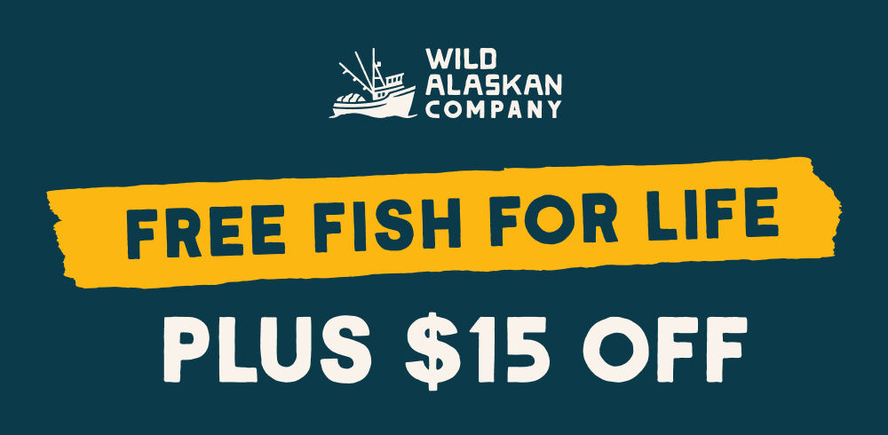 Free Fish for Life Plus $15 Off
