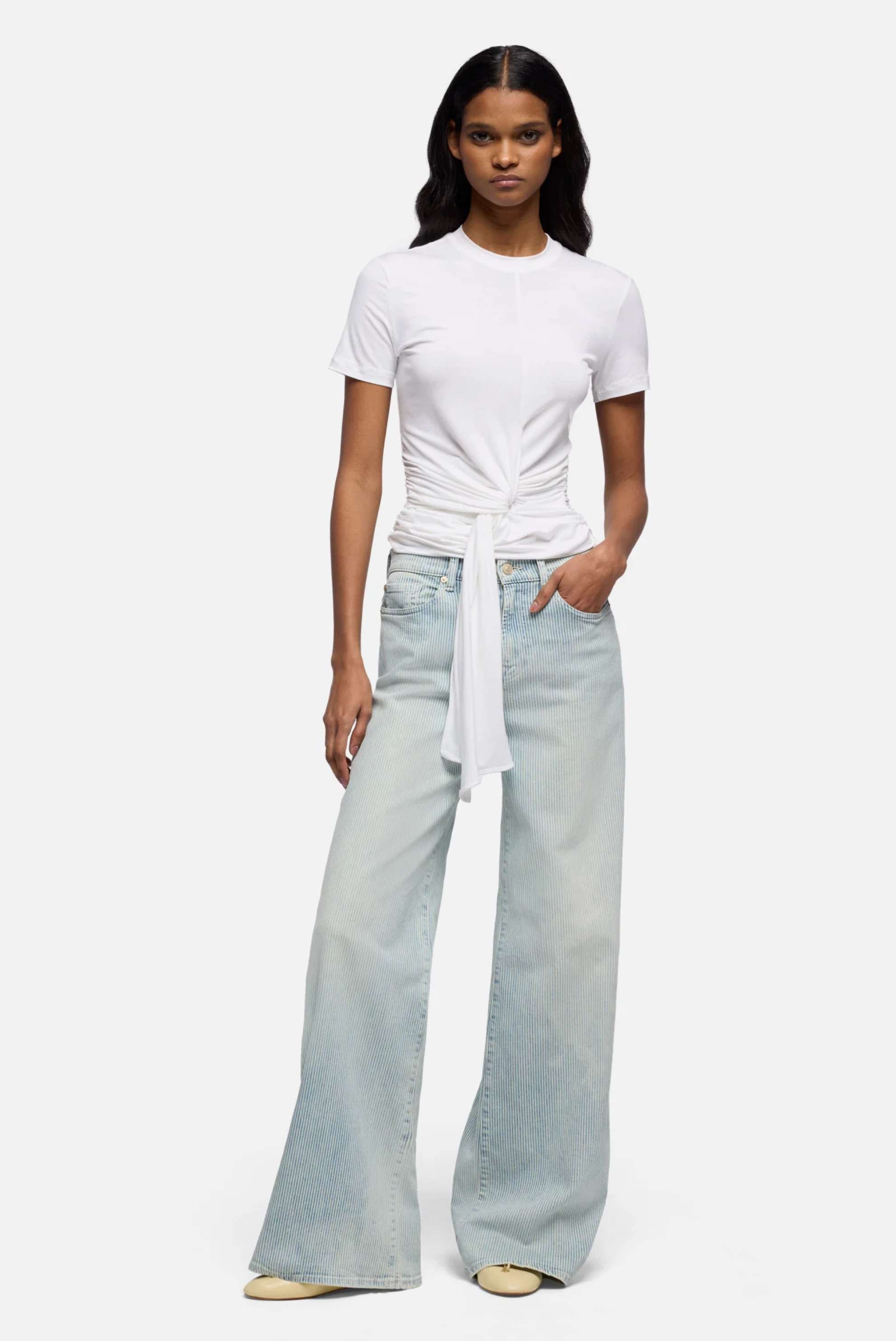 Shop 25 Off Wide Leg Denim