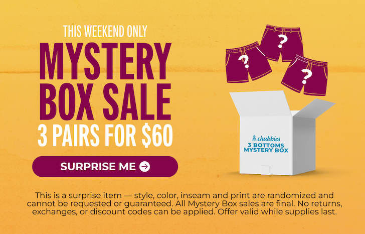 MYSTERY BOX SALE - 3 PAIRS FOR $60!