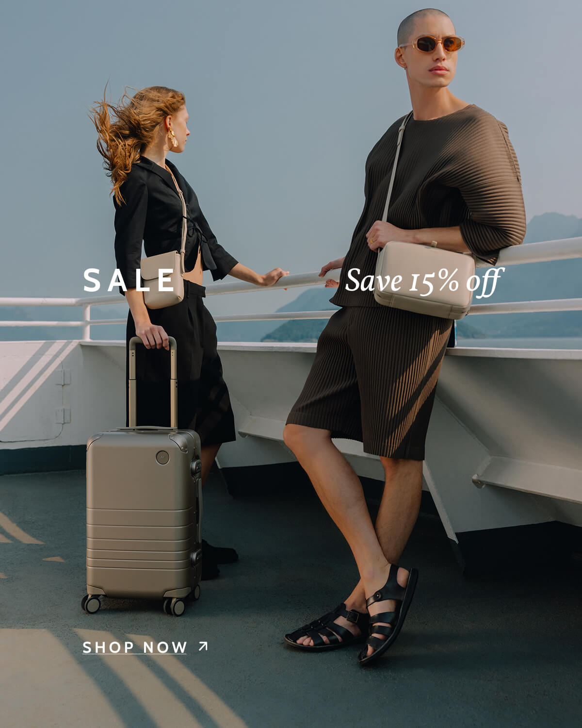 Sale. Save 15% Off. Shop now.