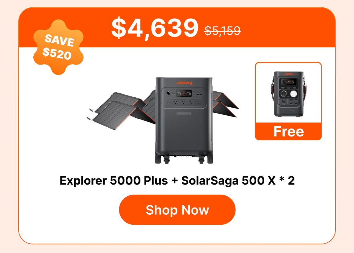 Explorer 5000 Plus + SolarSaga 500 X * 2
