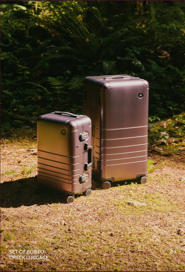 Set of Rodeo Check Luggage. 03