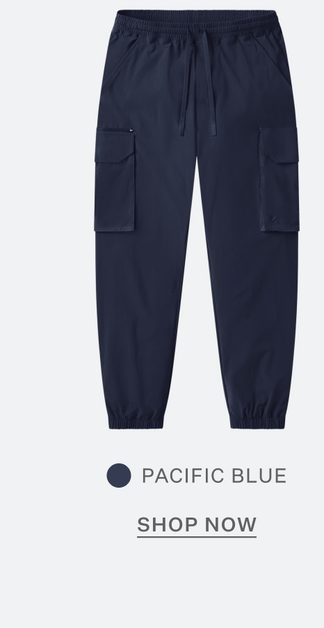 Traverse Tech Cargo Jogger - Pacific Blue