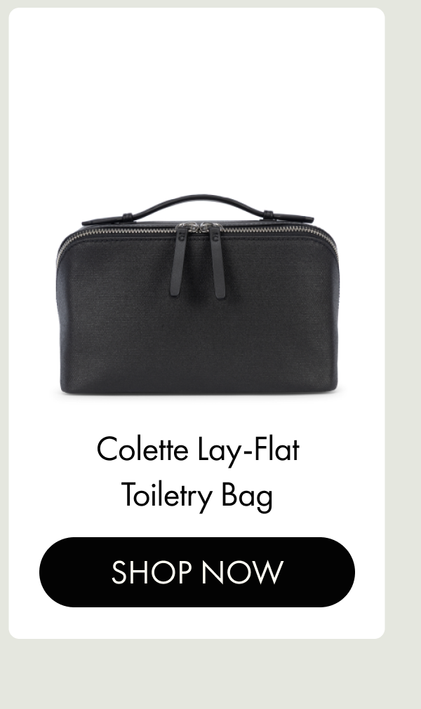 Colette Lay-Flat Toiletry Bag | Shop Now