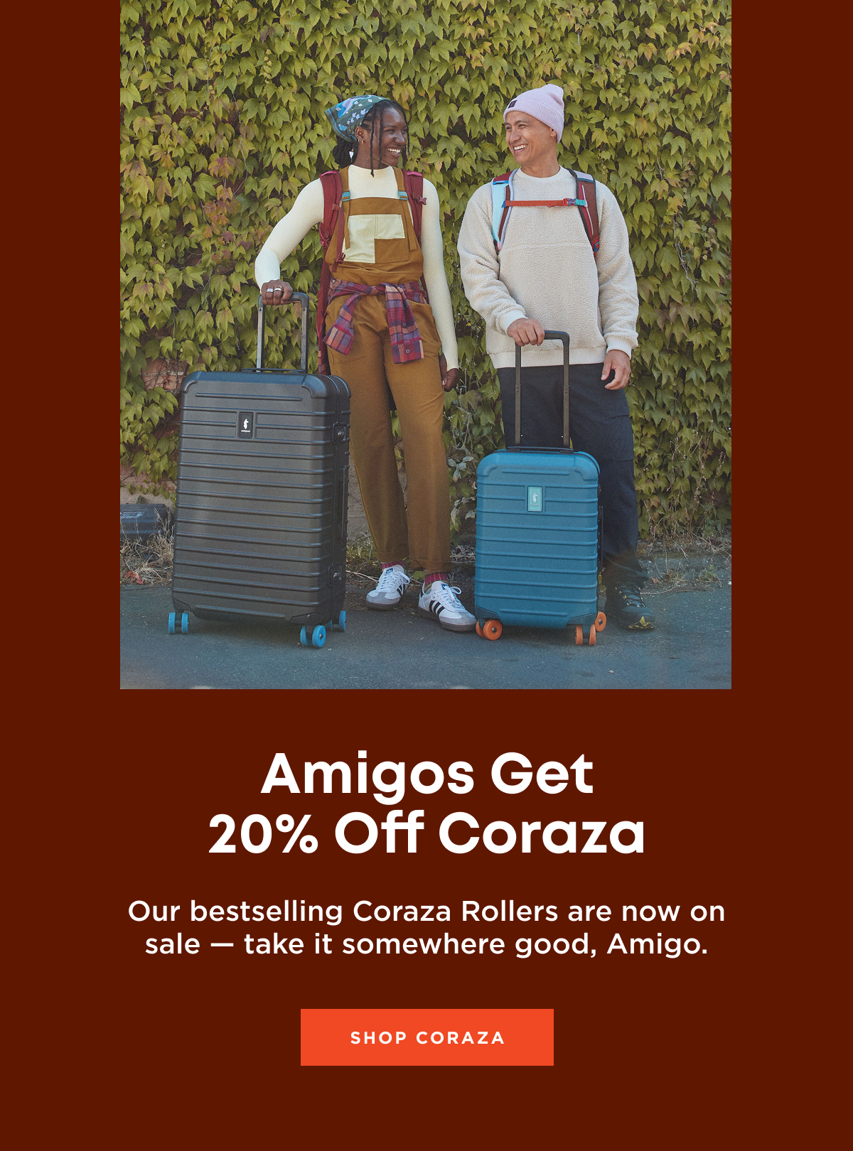 Amigos Get 20% Off Coraza