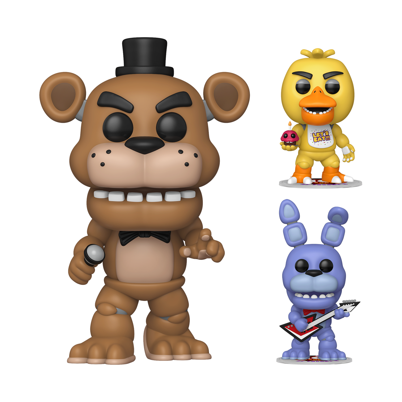 Image of POP! JUMBO FREDDY WITH BONNIE & CHICA 3-PACK