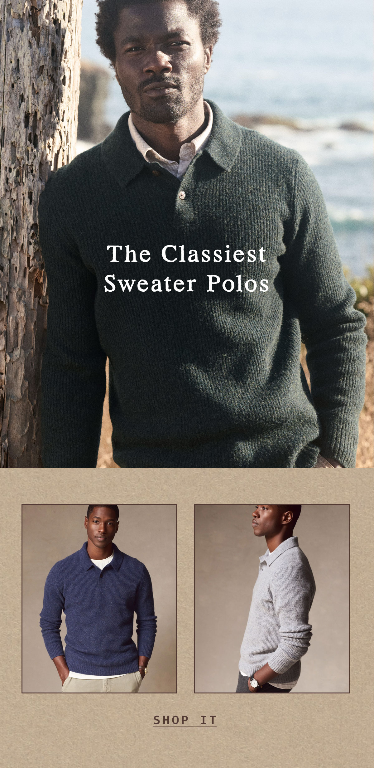 The Classiest Sweater Polos