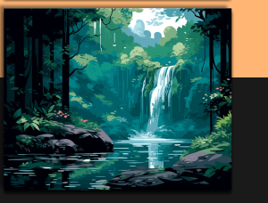 Secluded Waterfall