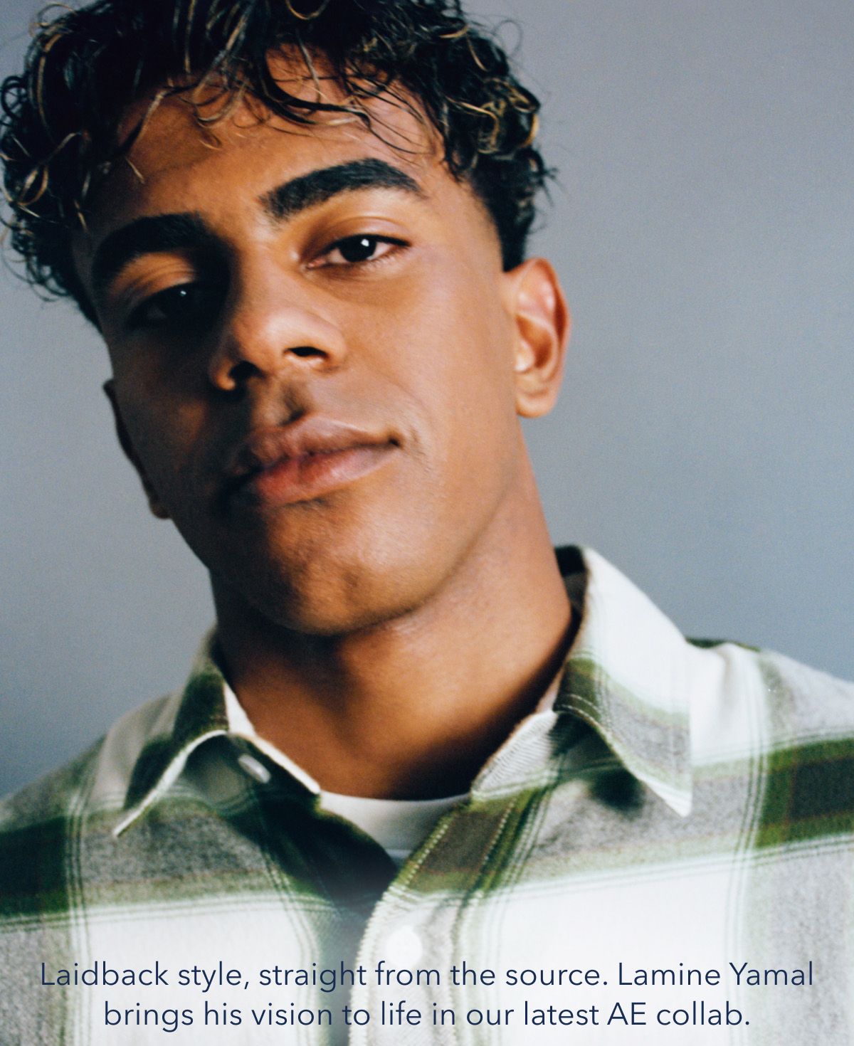 Laidback style, straight from the source. Lamine Yamal brings his vision to life in our latest AE collab.