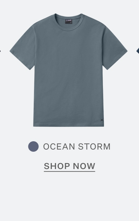 Overtime Tee in Ocean Storm
