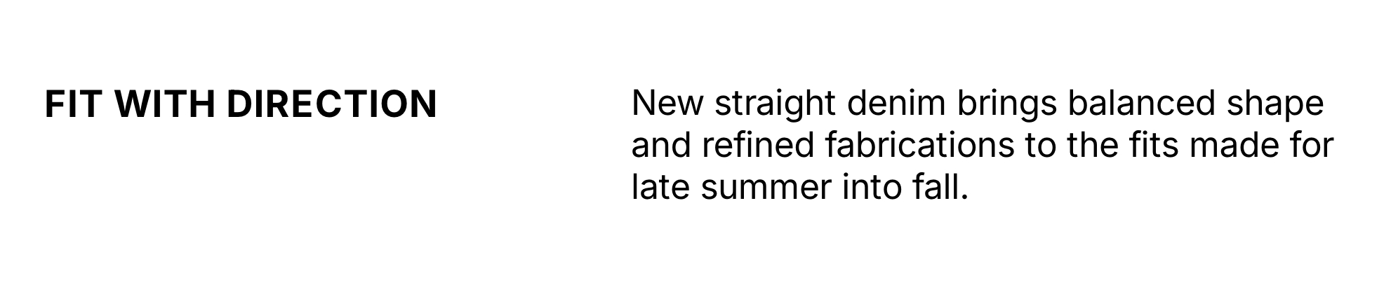 Shop New Straight Denim
