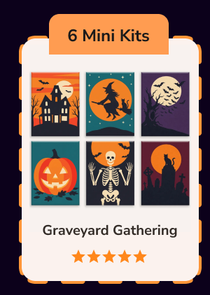 Graveyard Gathering | 6 Mini Kits