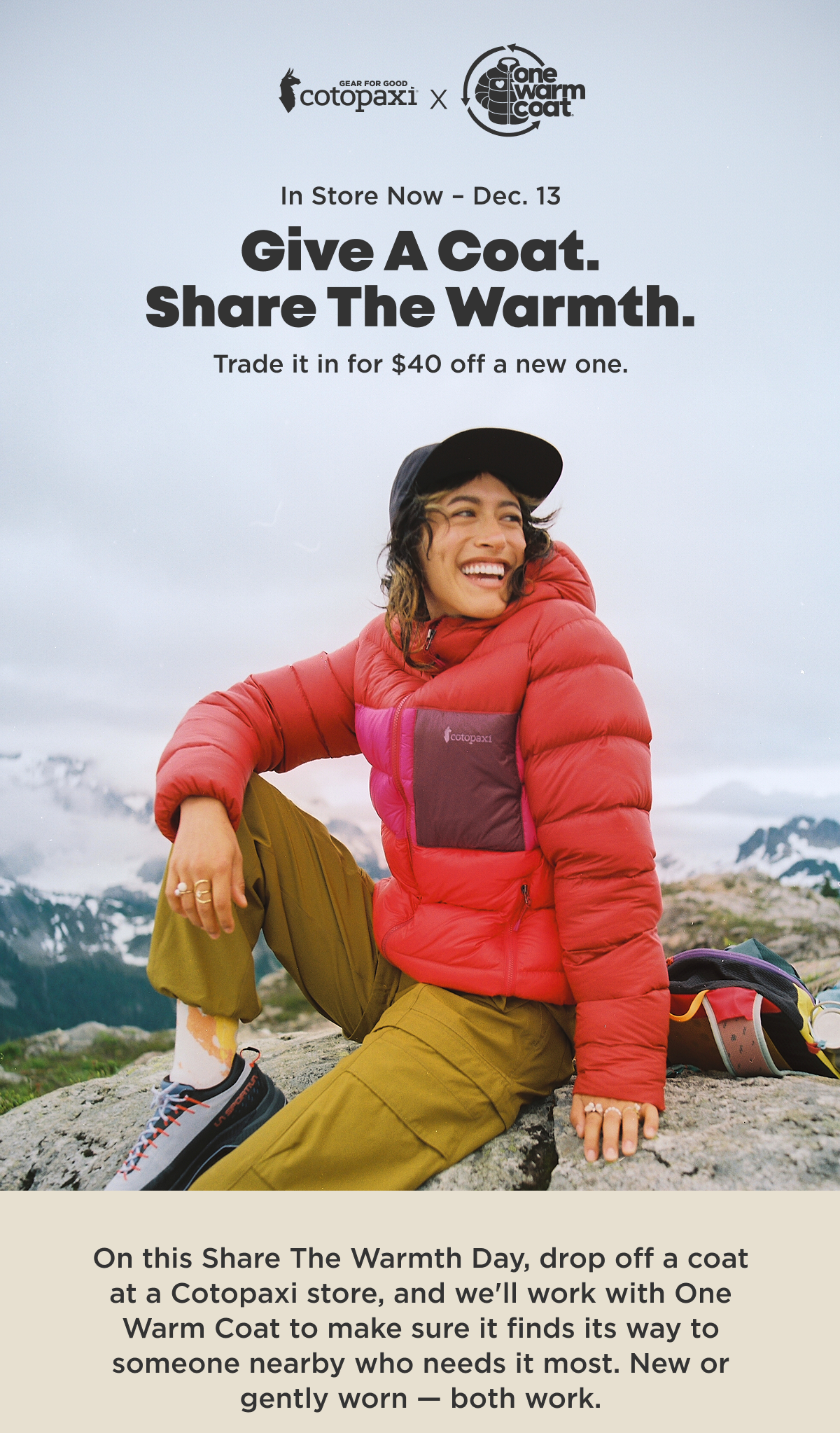 Give A Coat. Share The Warmth.