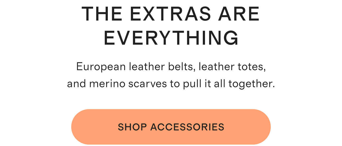 THE EXTRAS ARE EVERYTHING