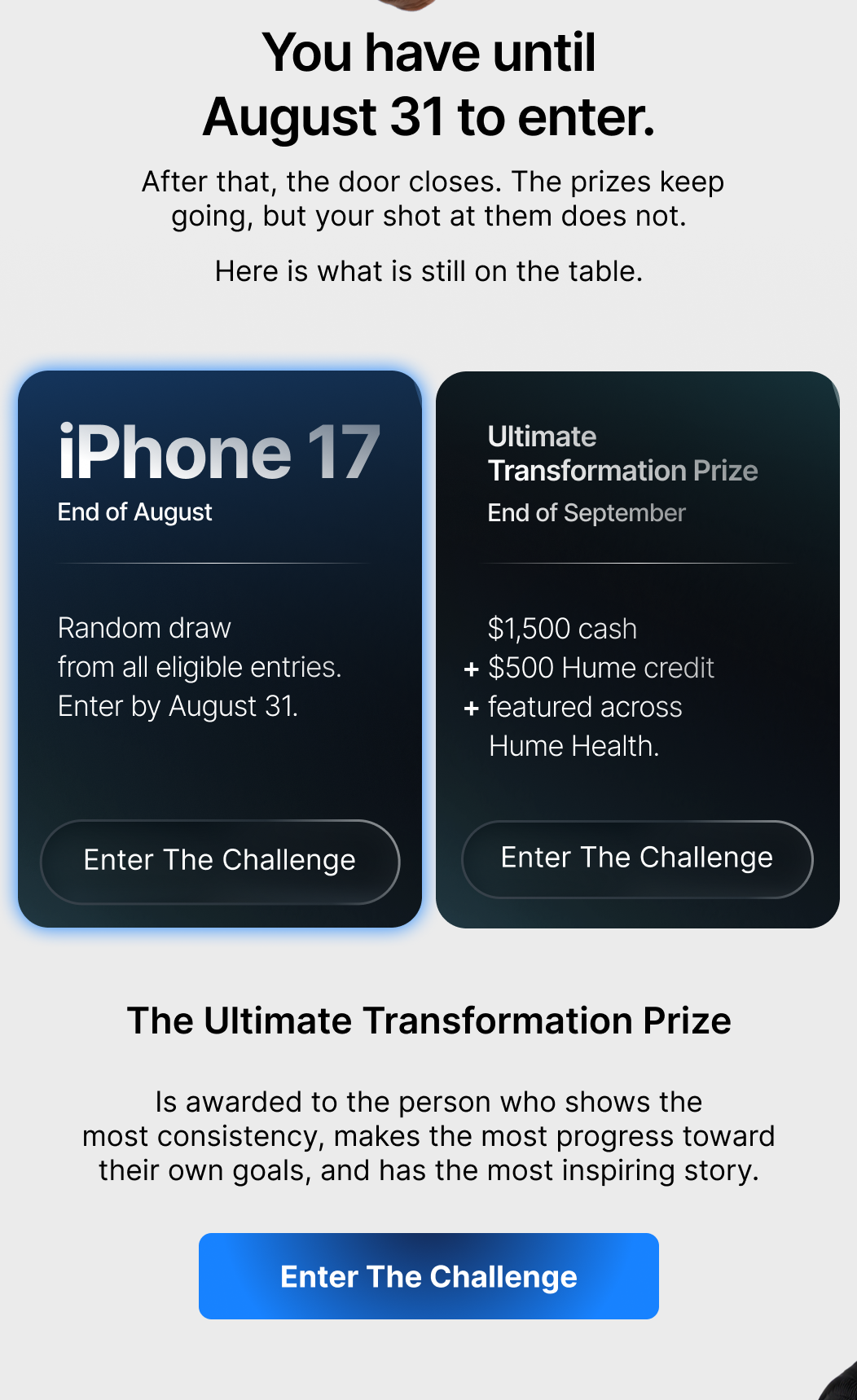 Here's what's still available and how the challenge works before it wraps up