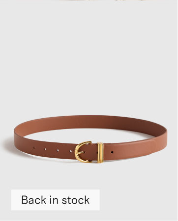 Alora European Leather Belt