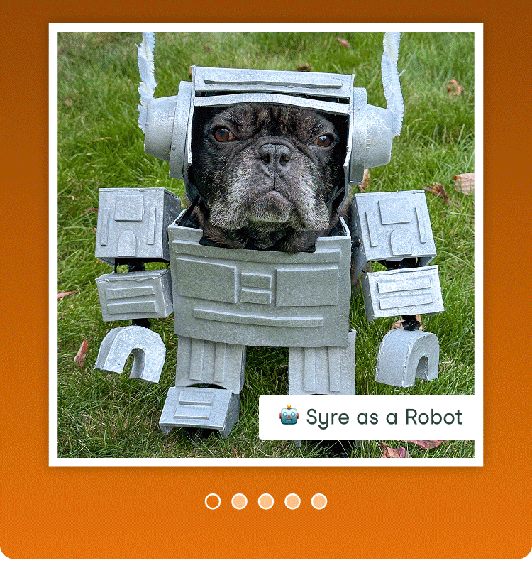 The results are in! Meet the five frightfully cute pets whose costumes stole the show and earned them top honors in this year's Halloween Costume Contest.