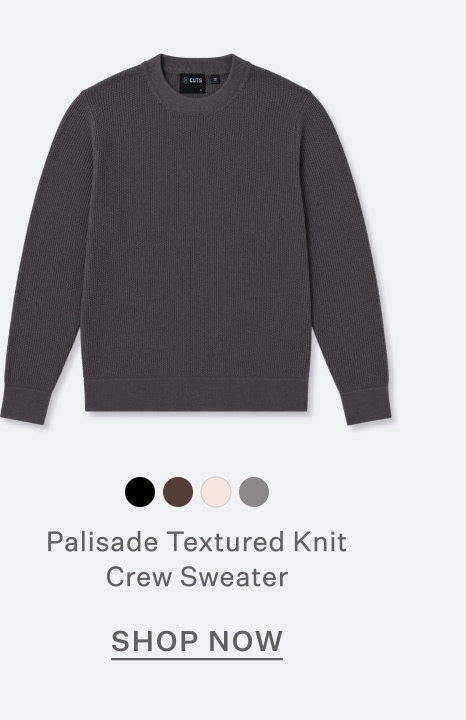 Palisade Textured Knit Crew Sweater