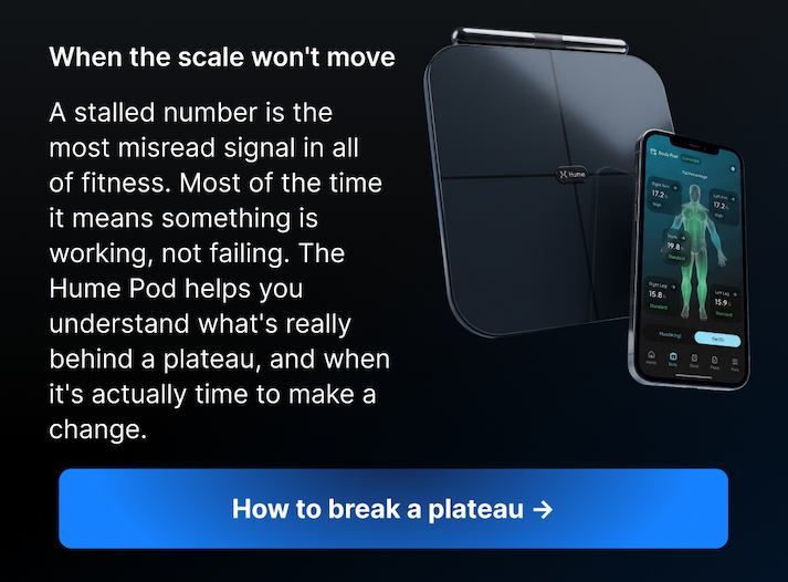 A stalled number is the most misread signal in fitness, the data behind it usually tells a very different story.