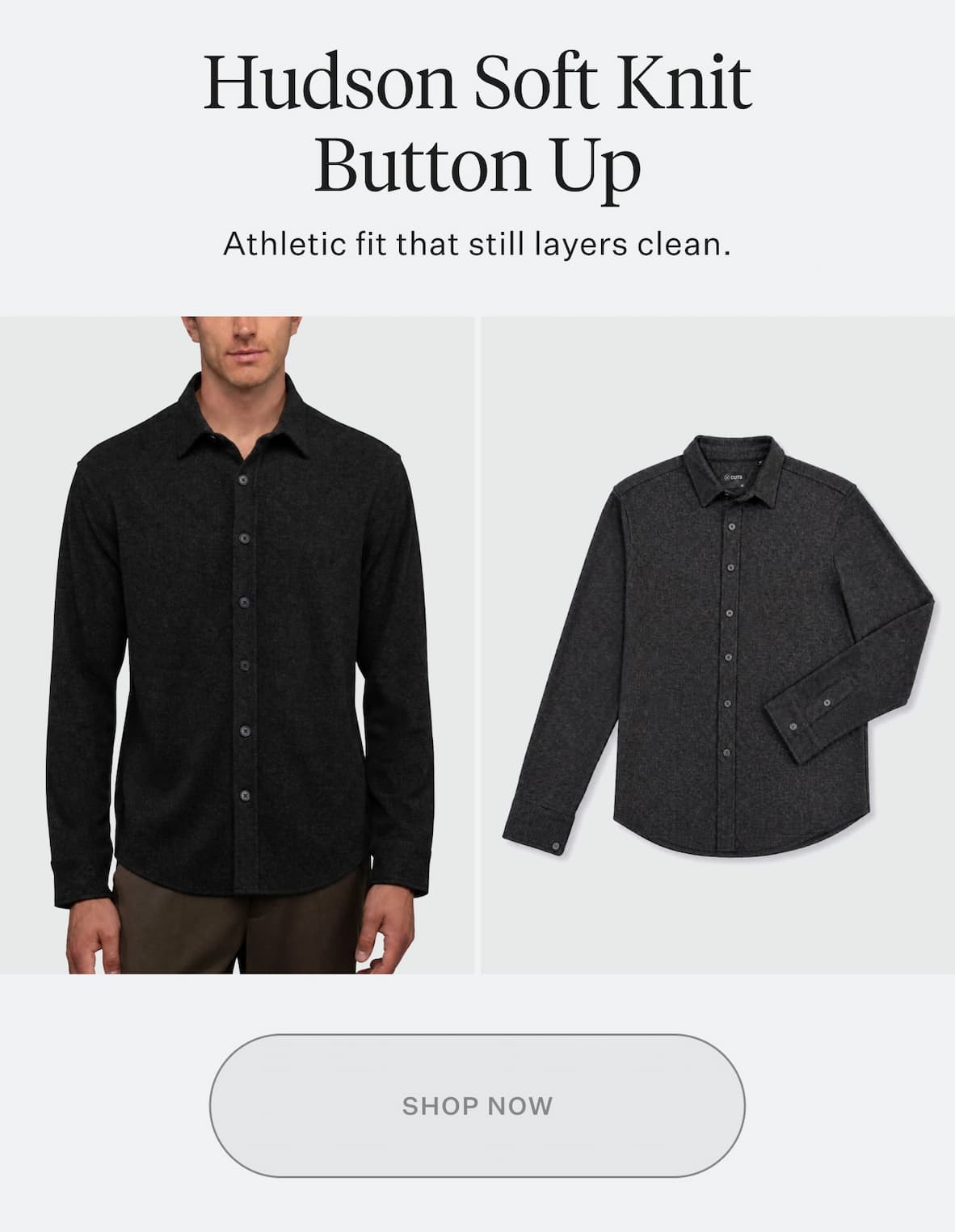 Hudson Soft Knit Button Up
