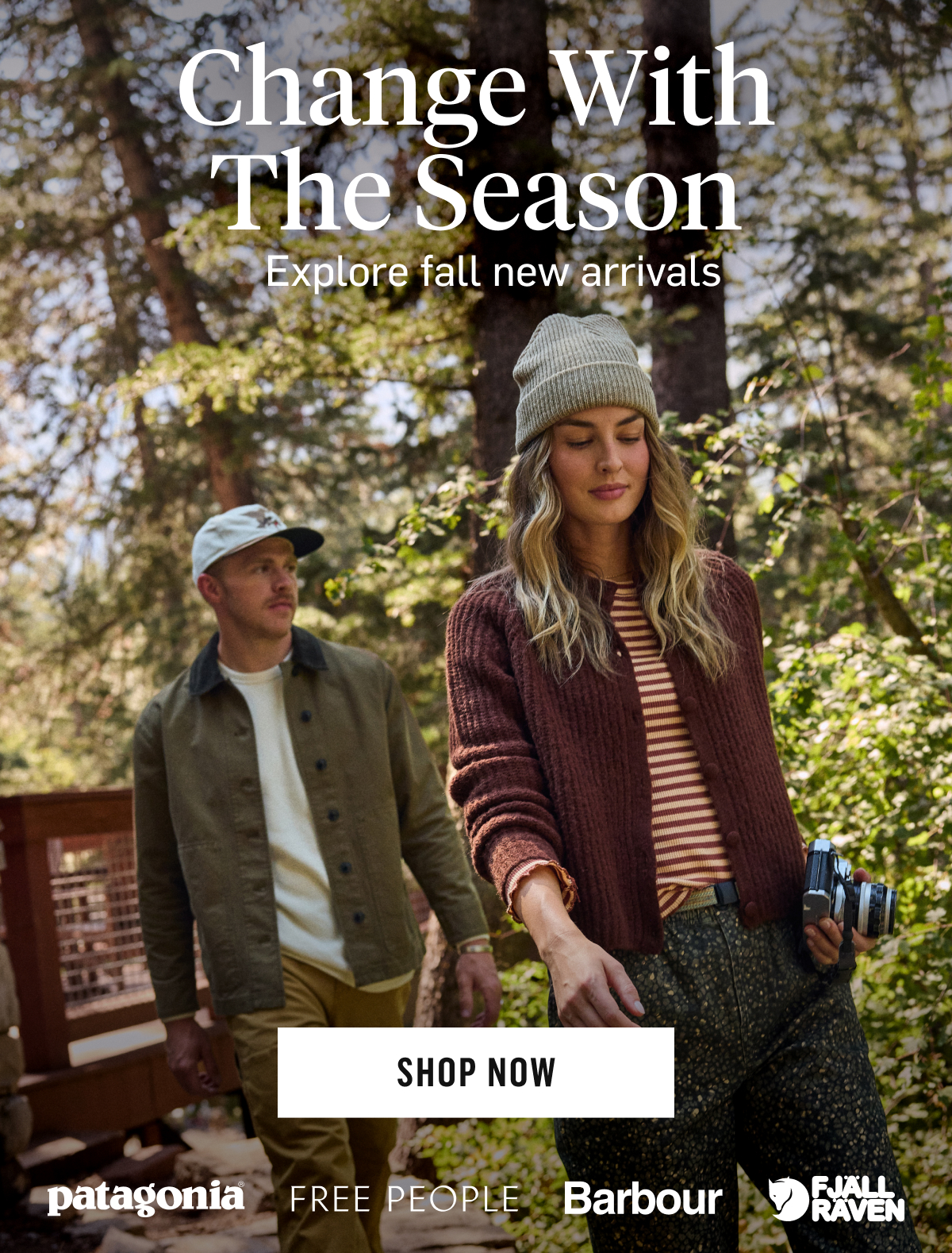 Change with the season&ndash; Fall New Arrivals from Patagonia, Barbour, Free People & Fjallraven. Shop Now
