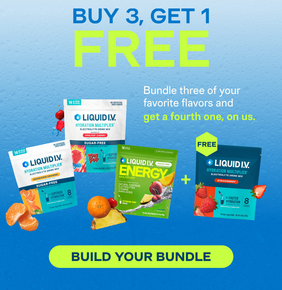 Buy 3, Get 1 Free