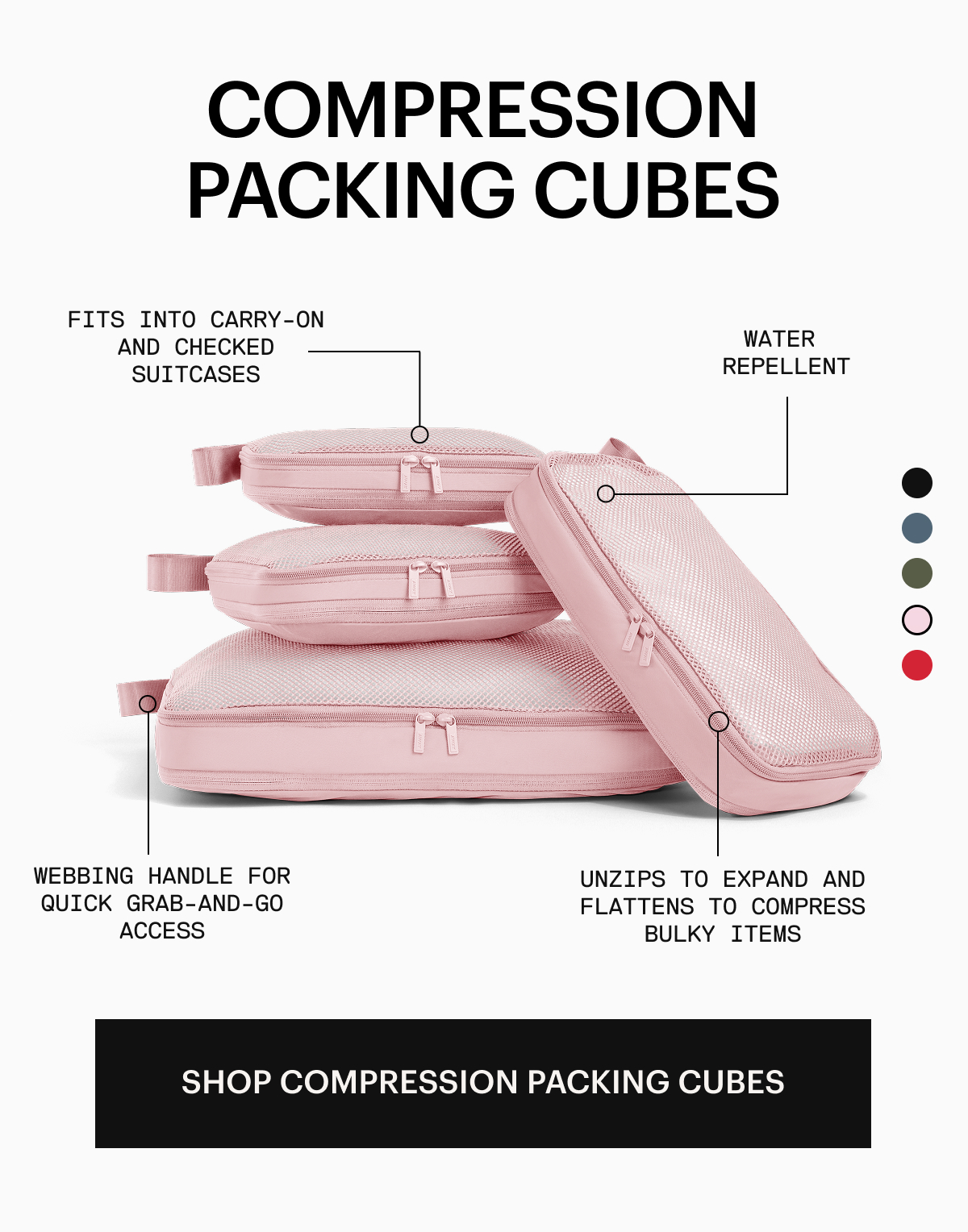 Compression Packing Cubes
