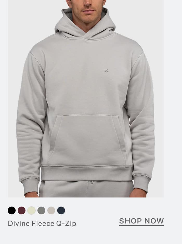 Divine Fleece Hoodie in Vapor